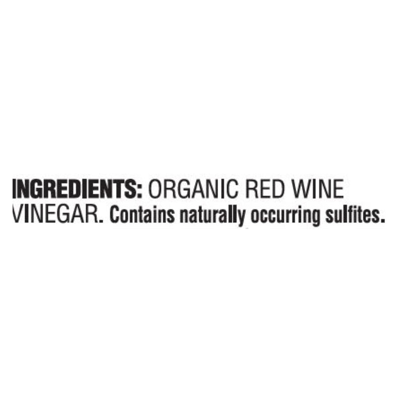 Mediterranean Organic Red Wine Vinegar - Case of 6 - 8.45 Fluid Ounce