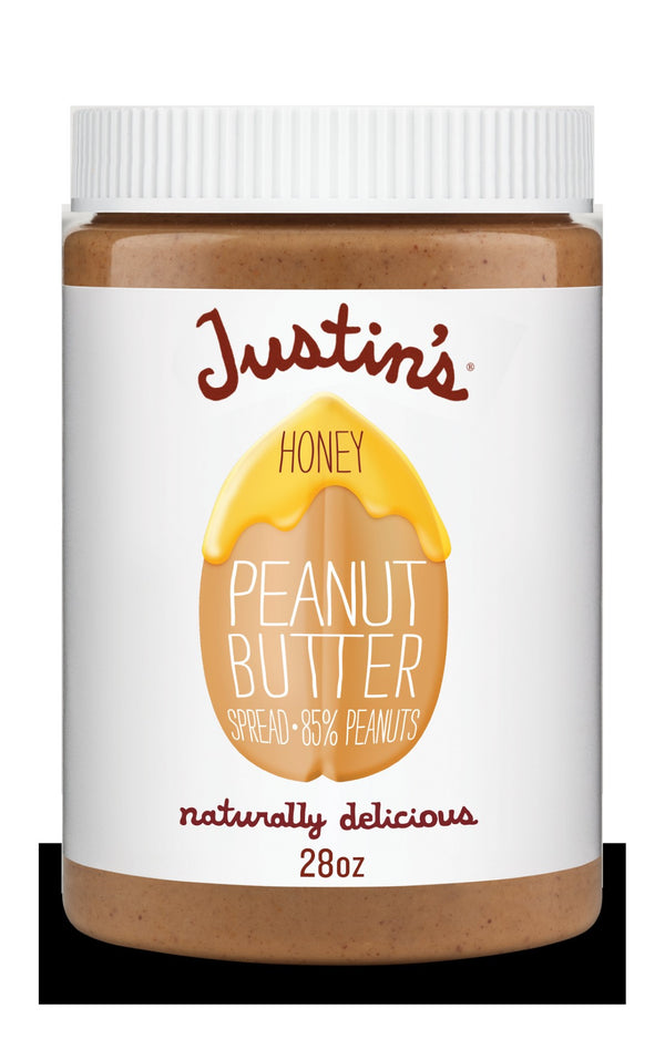 Justin's Jar Honey Peanut Butter 28 Ounce Size - 6 Per Case.