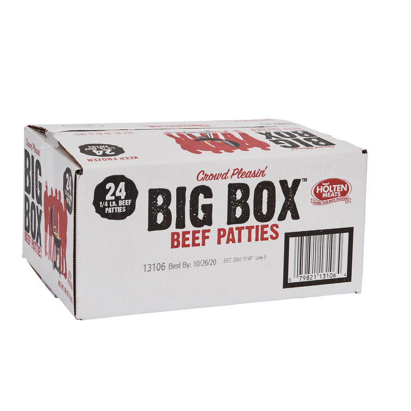 Beef Patties 4 Ounce Size - 24 Per Case.