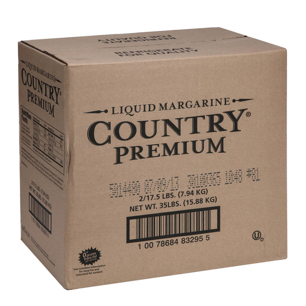 Country Premium Liquid Margarine 17.5 Pound Each - 2 Per Case.