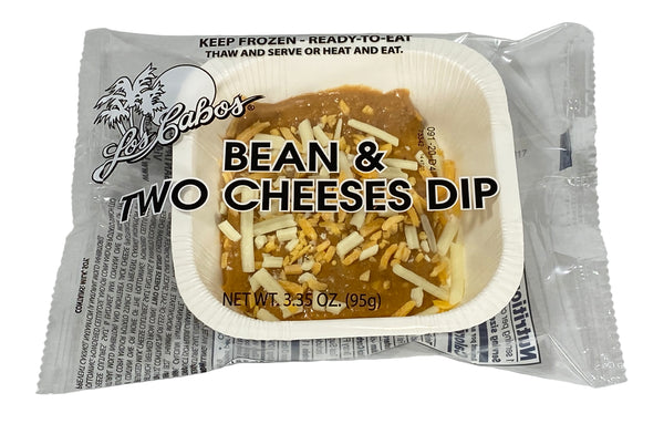 Los Cabos Dip Bean Two Cheese 3.35 Ounce Size - 48 Per Case.