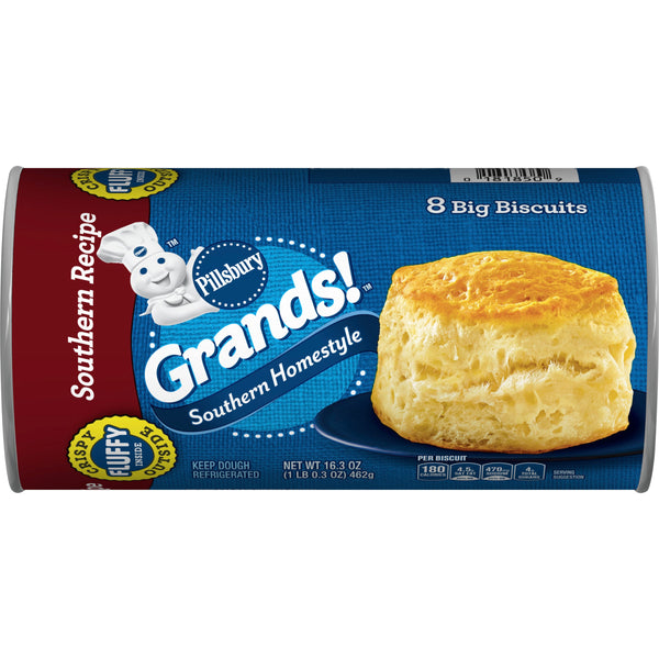 Pillsbury Biscuit Grands Southern Style 16.3 Ounce Size - 12 Per Case.