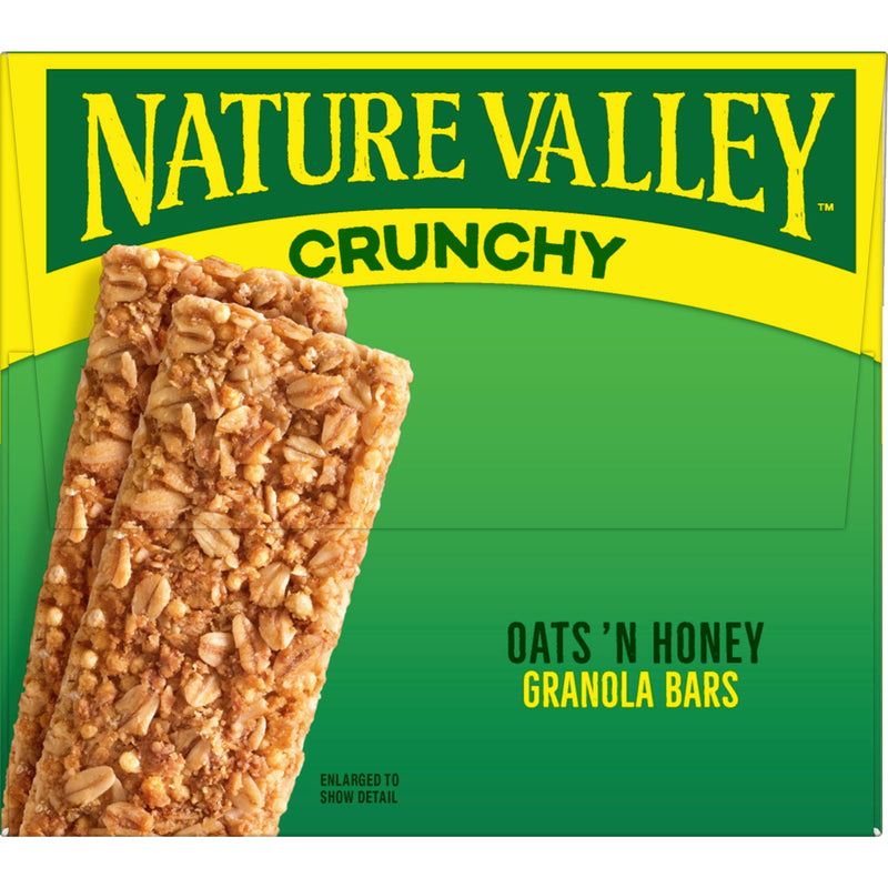 Nature Valley™ Crunchy Granola Bars Oats 'n Honey (Double Bar) 41.72 Ounce Size - 6 Per Case.