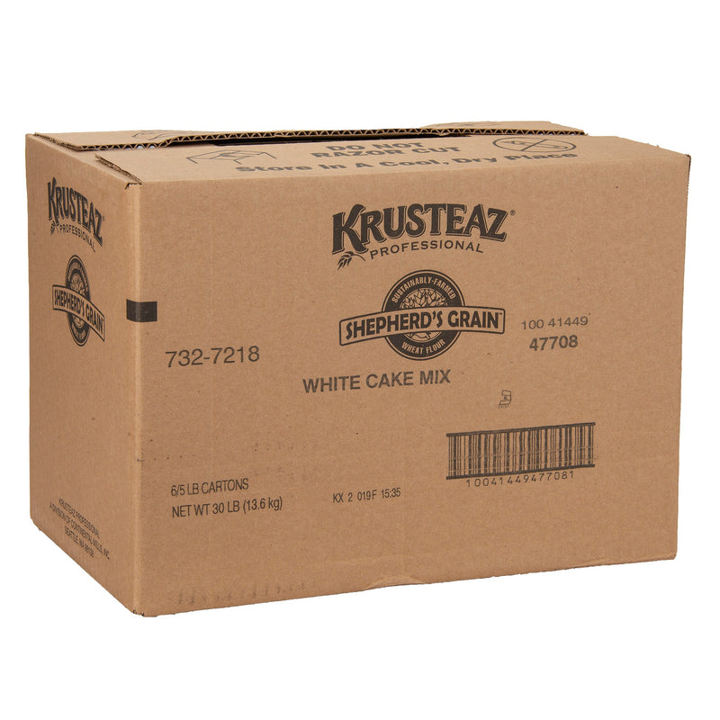 Shepherd's Grain Krusteaz Professional Whitecake Mix 5 Pound Each - 6 Per Case.