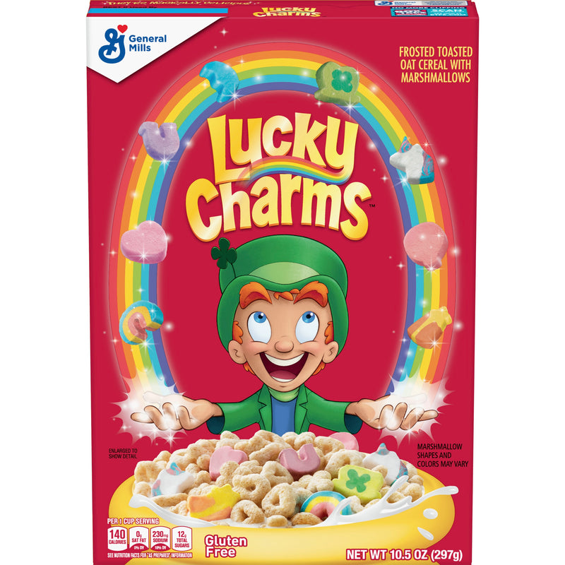 Lucky Charms™ Cereal 10.5 Ounce Size - 12 Per Case.