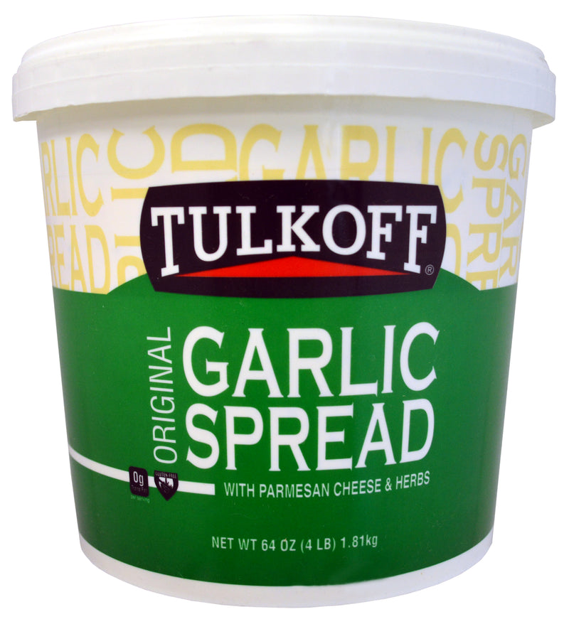 Tulkoff® Original Garlic Spread 4 Pound Each - 6 Per Case.