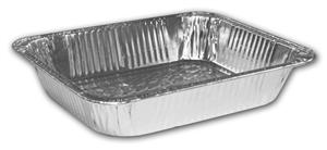 Half Size Steam Table Pan Deep 1 Count Packs - 100 Per Case.
