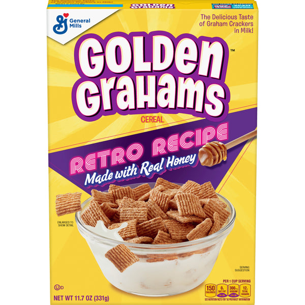 Golden Grahams™ Cereal Box 11.7 Ounce Size - 12 Per Case.