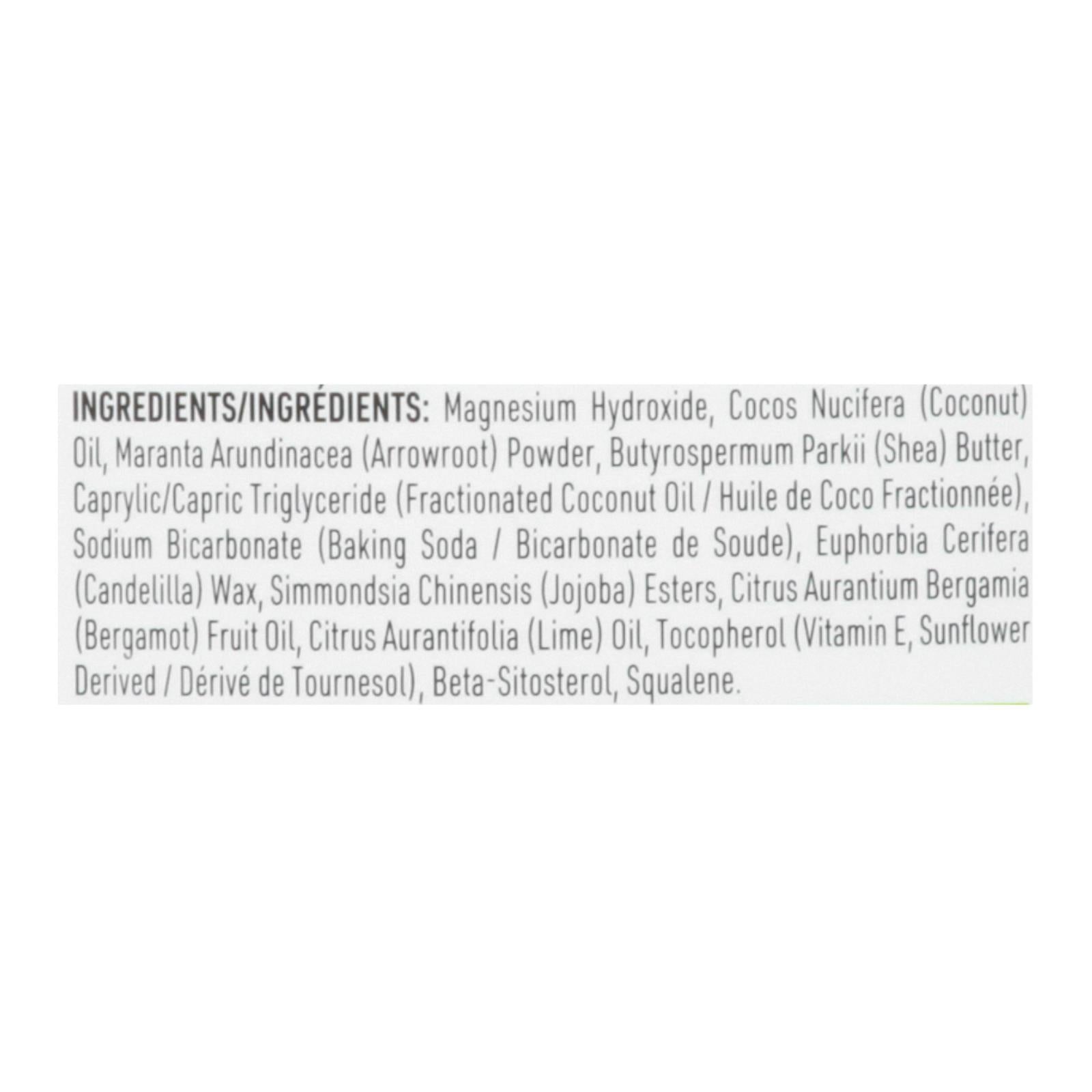 Schmidt's - Deodorant Brgmnt&lme Stk - 1 Each - 2.65 Ounce