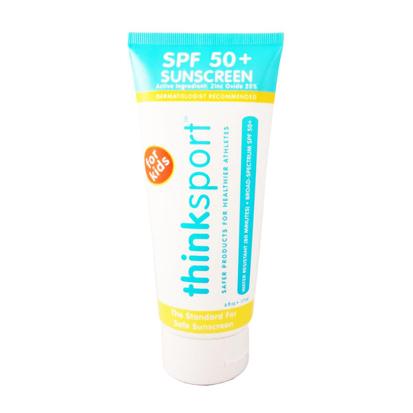 Thinksport Sunscreen - Safe - Kids - SPF 50 Plus - Family Size - 6 Ounce