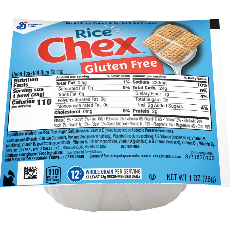 Rice Chex™ Cereal Single Serve Bowlpak 1 Ounce Size - 96 Per Case.