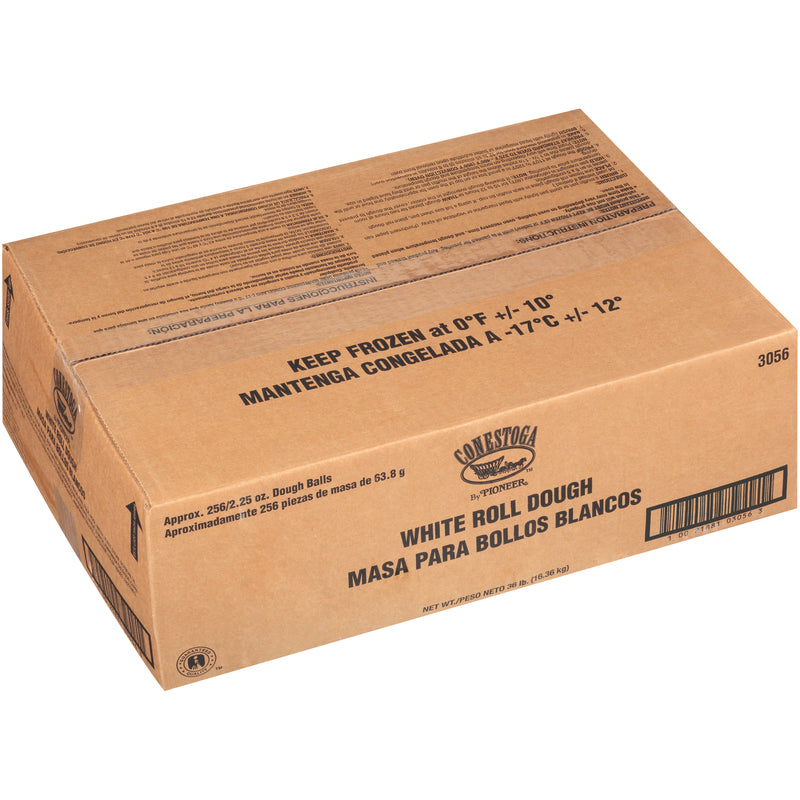 Conestoga White Roll Dough 2.25 Ounce Size - 256 Per Case.