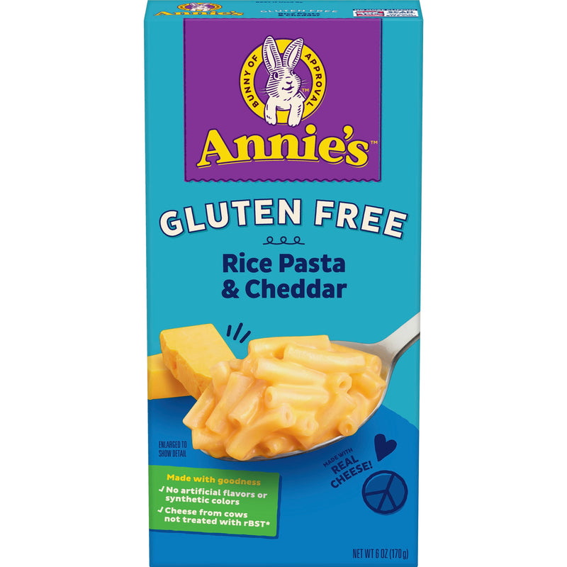 Annie's™ Gluten Free Macaroni & Cheese Rice Pasta Cheddar 6 Ounce Size - 12 Per Case.