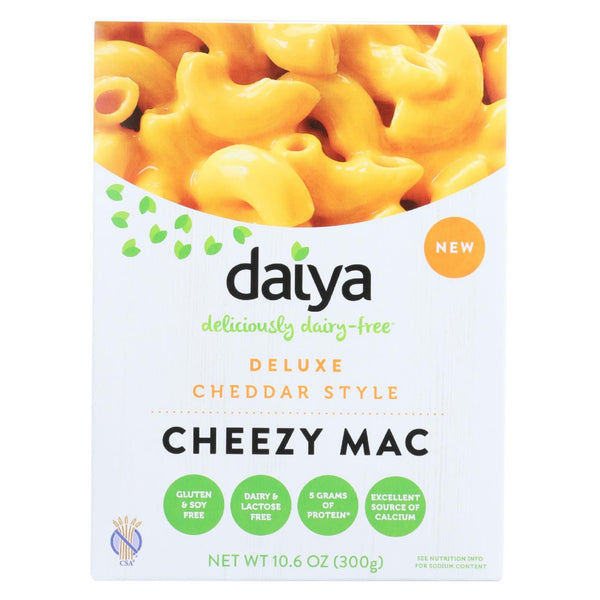 Daiya Foods - Cheezy Mac Deluxe - Cheddar Style - Dairy Free - 10.6 Ounce. - Case of 8