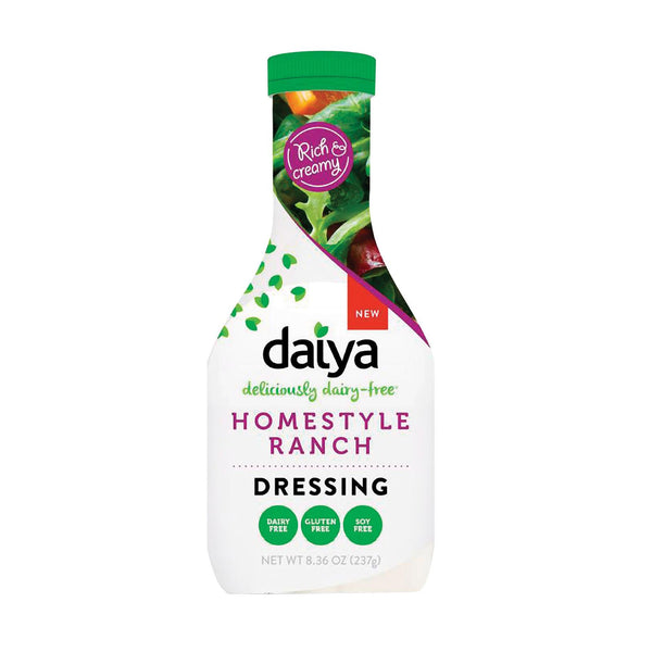 Daiya Foods - Dairy Free Salad Dressing - Homestyle Ranch - Case of 6 - 8.36 fl Ounce.