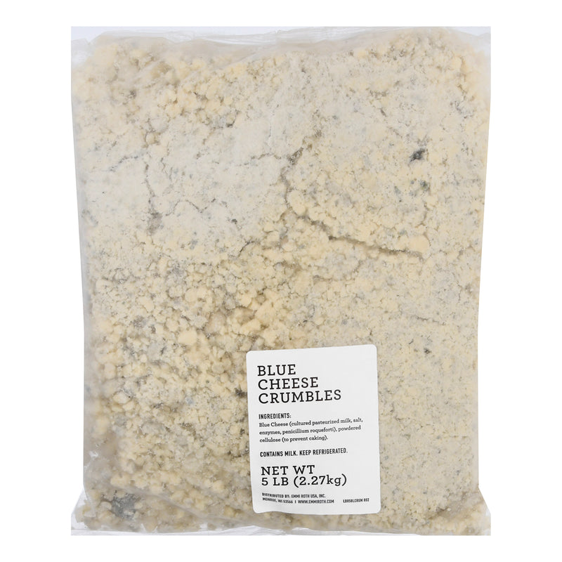 Roth Blue Cheese Crumbles 5 Pound Each 4 Per Case.