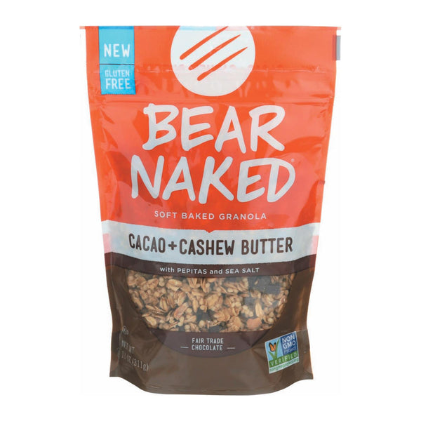 Bear Naked Granola - Cacao Cashew Butter - Case of 6 - 11 Ounce.