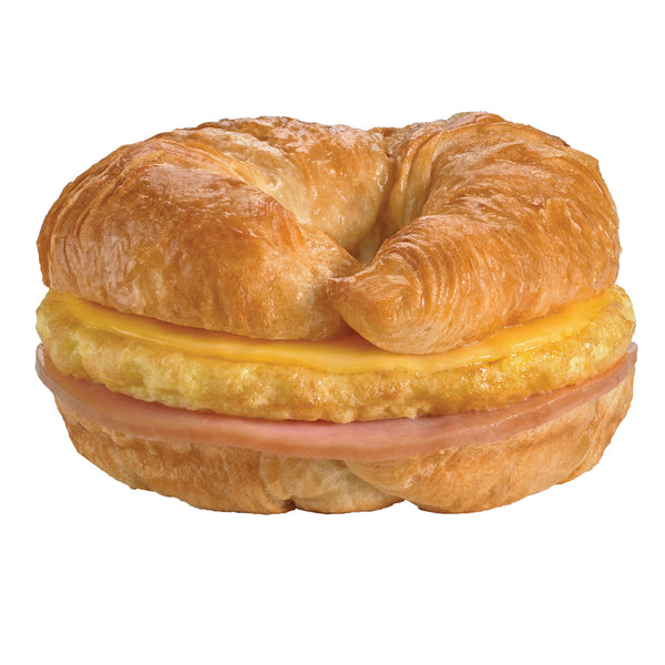 Deli Express Ham Egg & Cheese On A Croissant 4.4 Ounce Size - 10 Per Case.