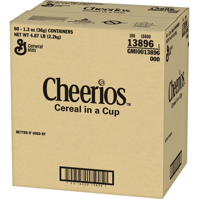 Cheerios™ Gluten Free Cereal Single Servecup 7.8 Ounce Size - 10 Per Case.