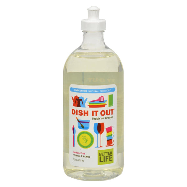 Better Life Dishwashing Soap - Unscented - 22 fl Ounce