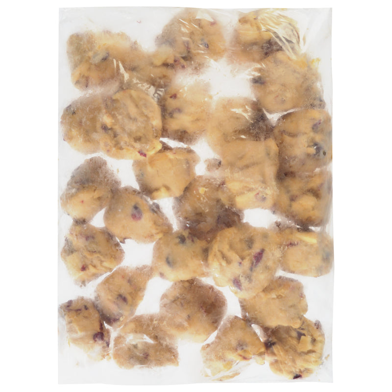 Cranberry White Chocolate Duo All Butter Frozen Cookie Dough 3 Ounce Size - 104 Per Case.