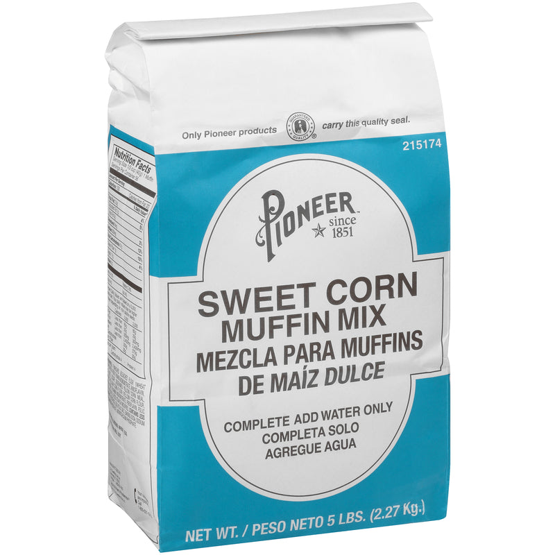 Pioneer Sweet Corn Muffin Mix 5 Pound Each - 6 Per Case.