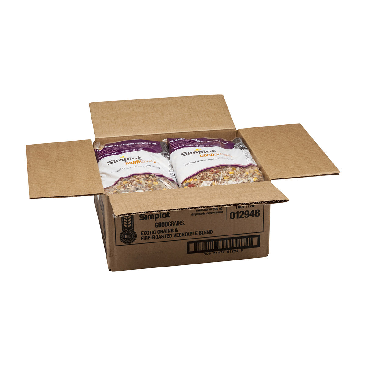 Simplot Good Grains Exotic Grains & Fire Roasted Vegetable Blend 2.5 P