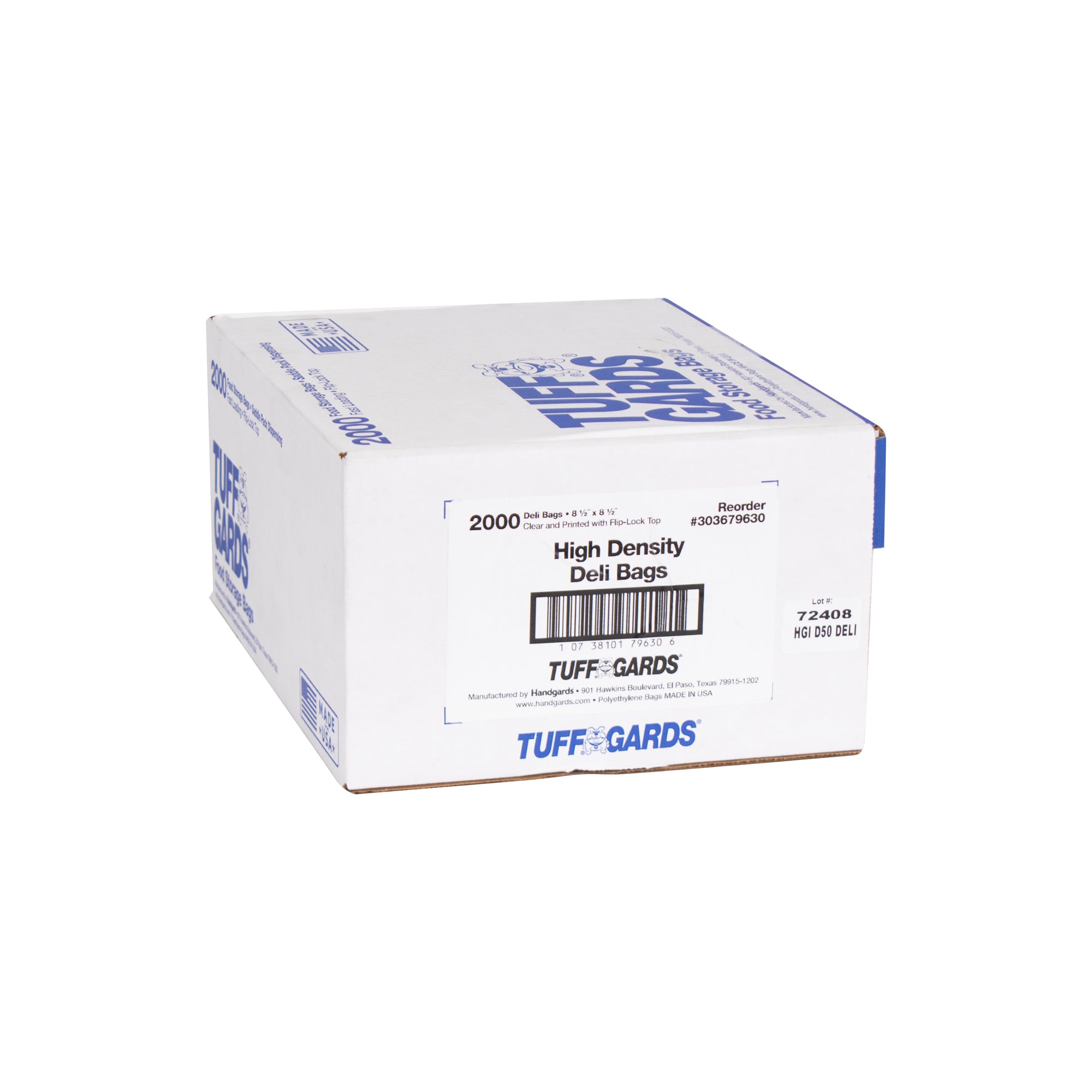 Bag High Density Saddle Printed Deli Bag 2000 Each - 1 Per Case.