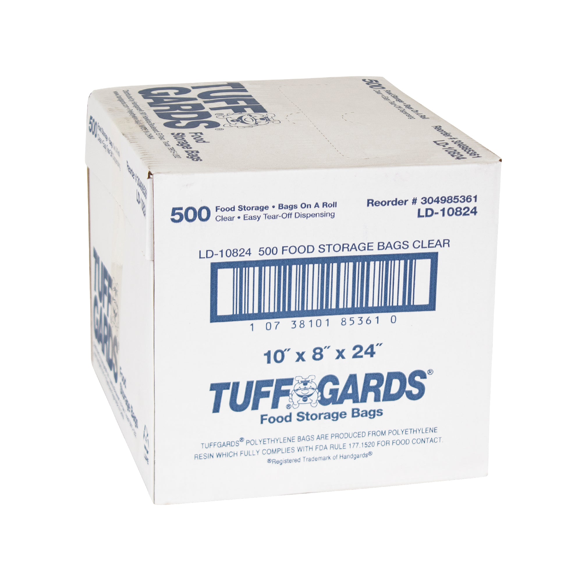 Bag Low Density Poly Roll ML 500 Each - 1 Per Case.