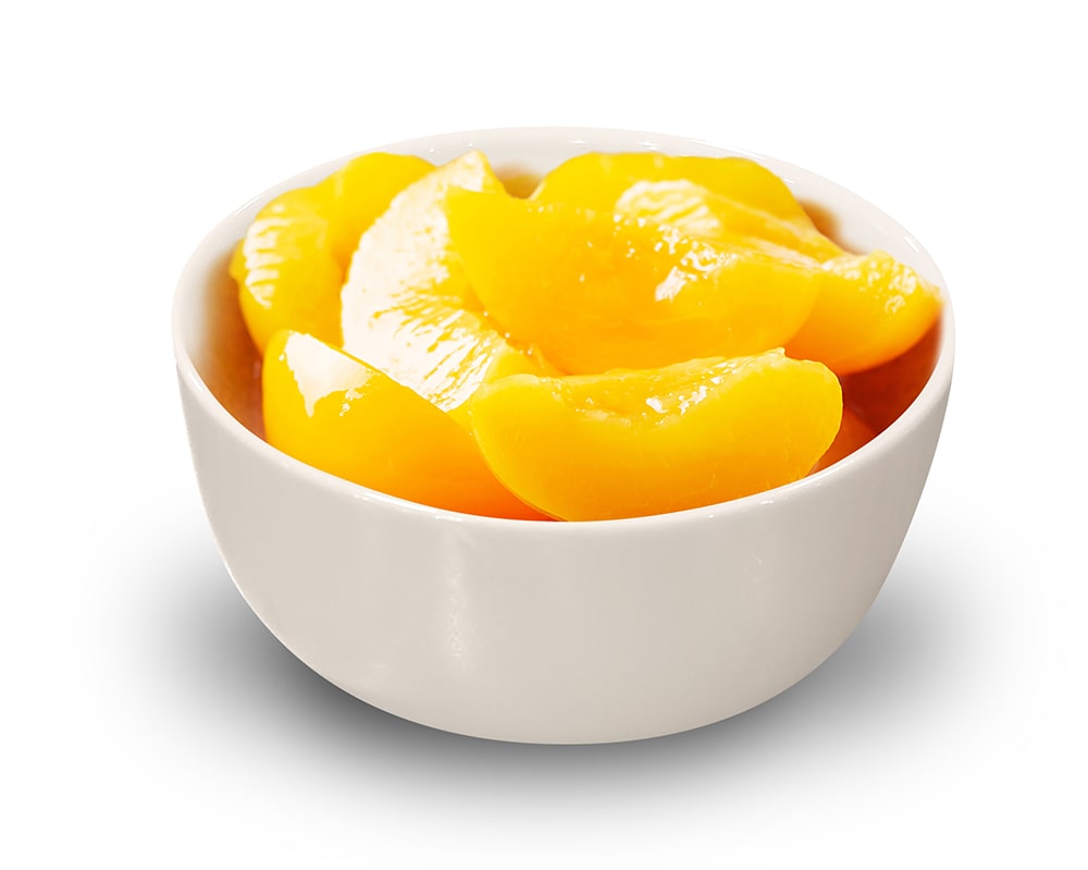 Peach Slice Can 105 Ounce Size - 6 Per Case.