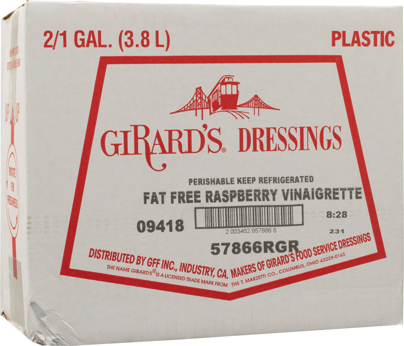 Girard's Fat Free Raspberry With Walnut Vinaigrette Dressing, 1 Gallon - 2 Per Case