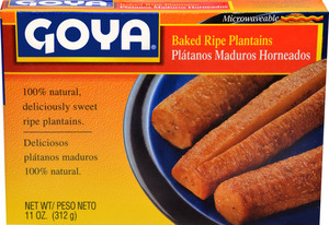 Goya Baked Ripe Plantains 11 Ounce Size - 12 Per Case.