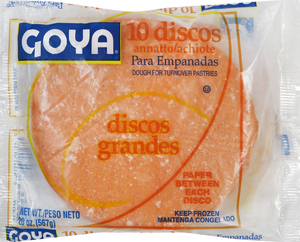 Goya Disco Dough For Turnover Pastries empanadas 20 Ounce Size - 24 Per Case.