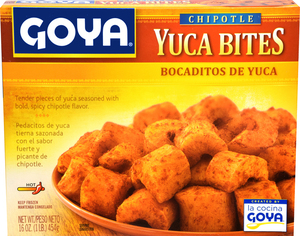 Goya Yuca Bites (Chipotle) 16 Ounce Size - 12 Per Case.