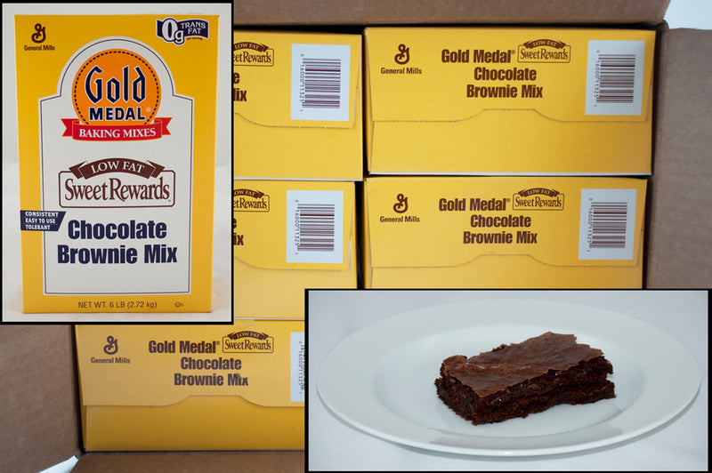 Gold Medal™ Sweet Rewards™ Brownie Mixlow Fat Chocolate 6 Pound Each - 6 Per Case.