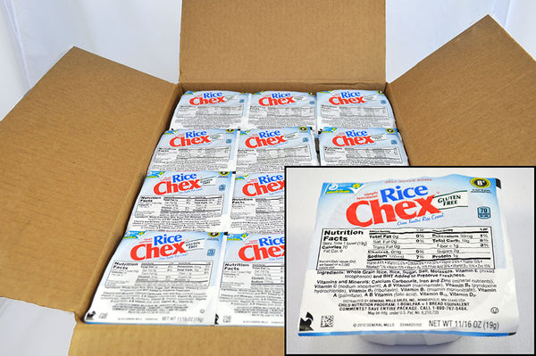 Rice Chex™ Cereal Single Serve Bowlpak 0.69 Ounce Size - 96 Per Case.