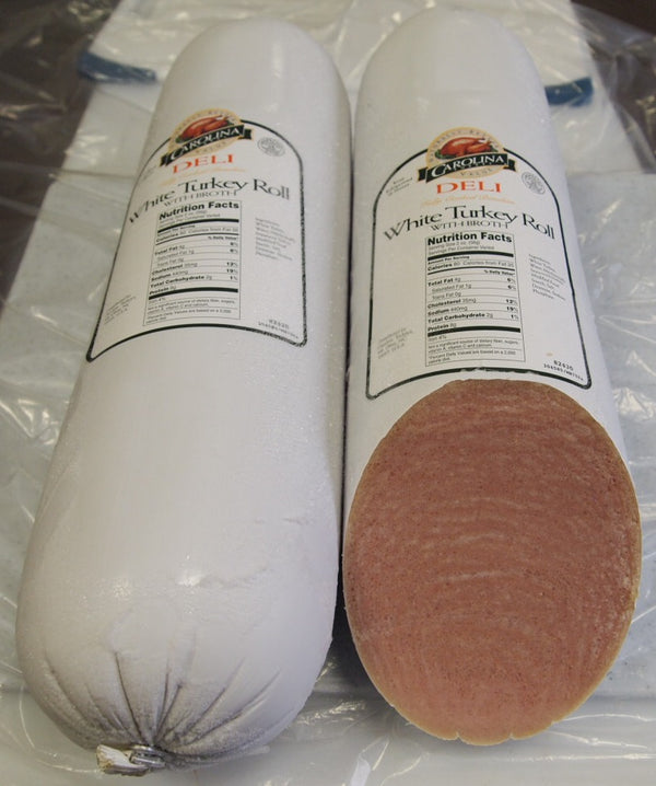 Turkey White Meat Delicatessen Roll Cooked Frozen 10 Pound Each - 2 Per Case.