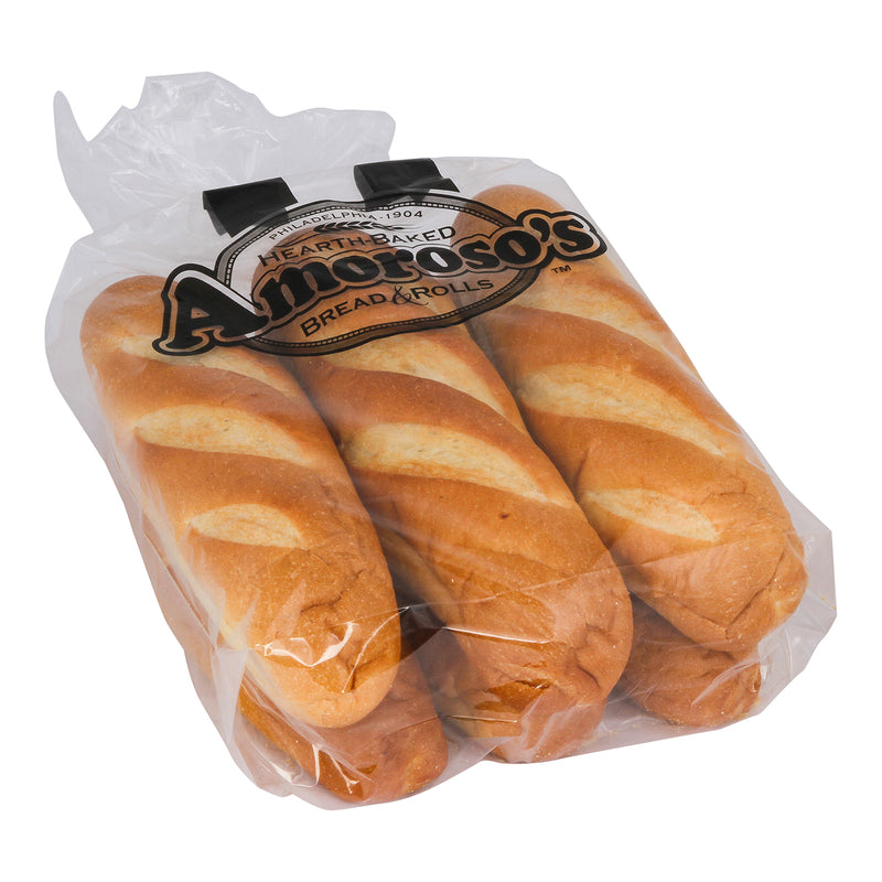 Amoroso's Baking Company 10 Inch Roll Sliced 6 Count Packs - 8 Per Case.