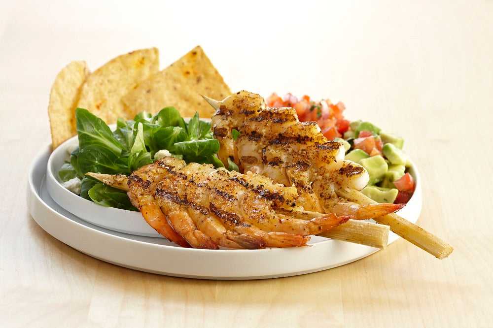 Kp Sug Cane Skewered Shrimp 10 Pound Each - 1 Per Case.