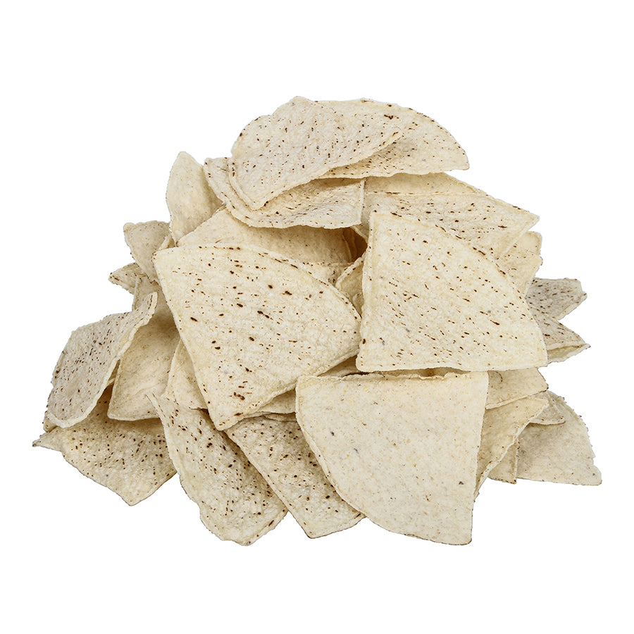 Mission Pre-Cut Unfried White Chips Cut Thin 20 Pound Each - 1 Per Case.