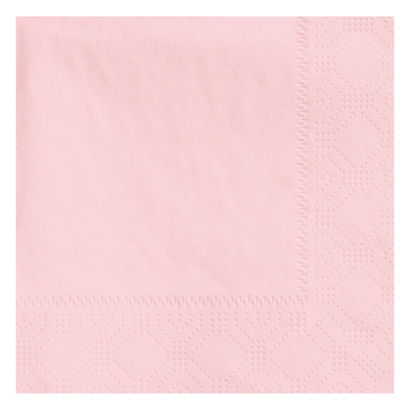 Napkin Beverage Pink Ply Fold 250 Each - 4 Per Case.