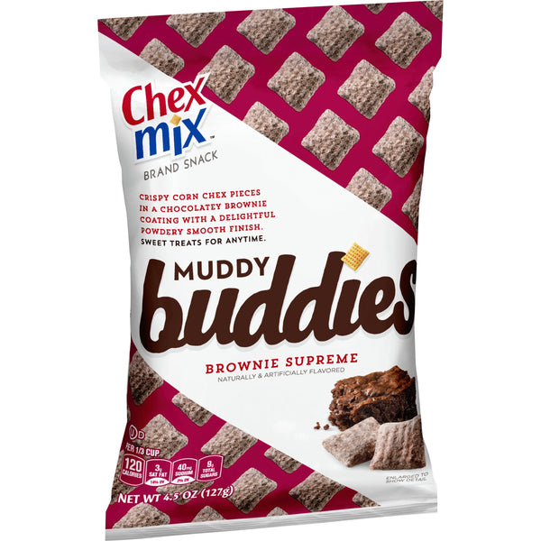 Chex Mix™ Muddy Buddies™ Snack Mix Brownie Supreme 4.5 Ounce Size - 7 Per Case.