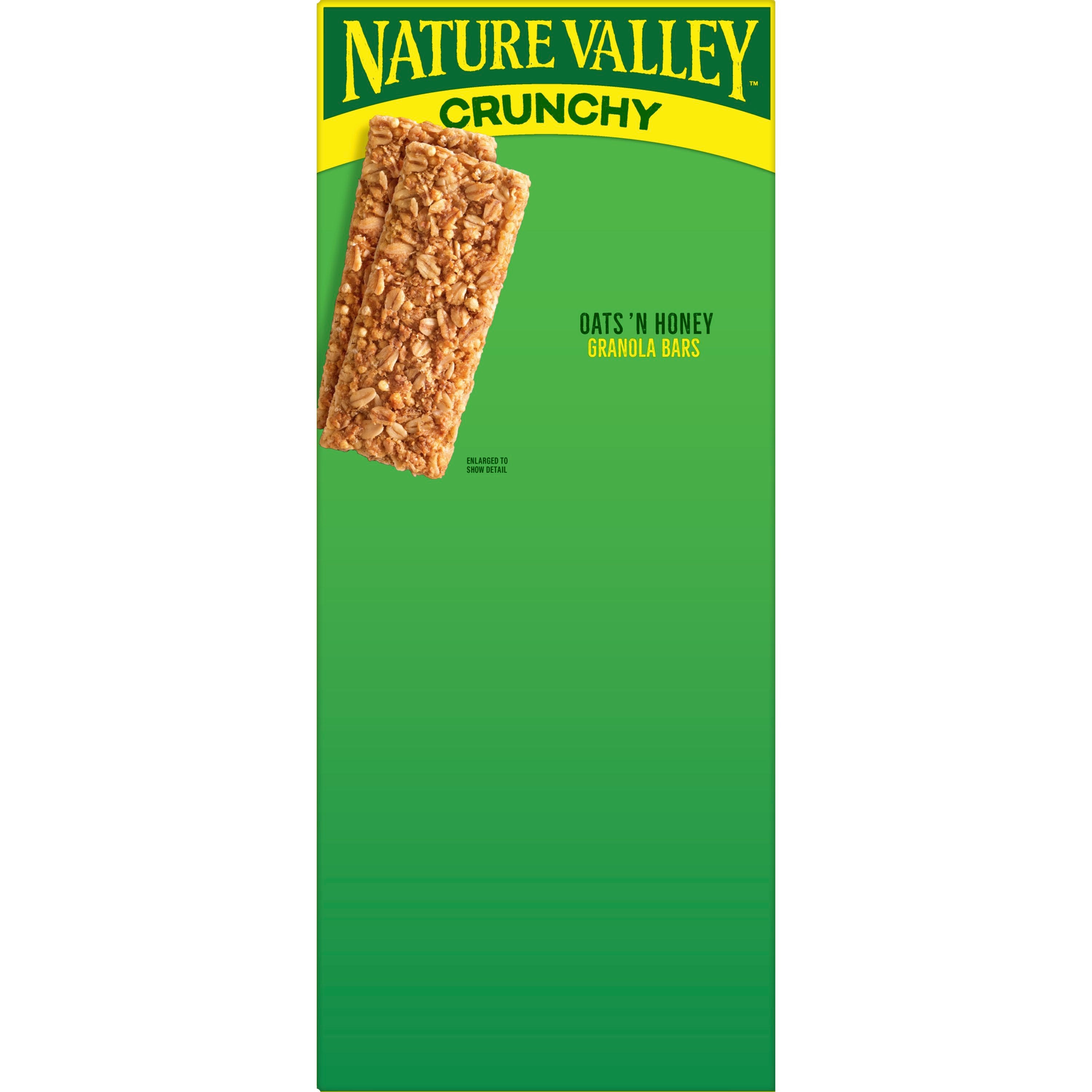 Nature Valley™ Crunchy Granola Bars Oats 'n Honey (Double Bar) 41.72 Ounce Size - 6 Per Case.