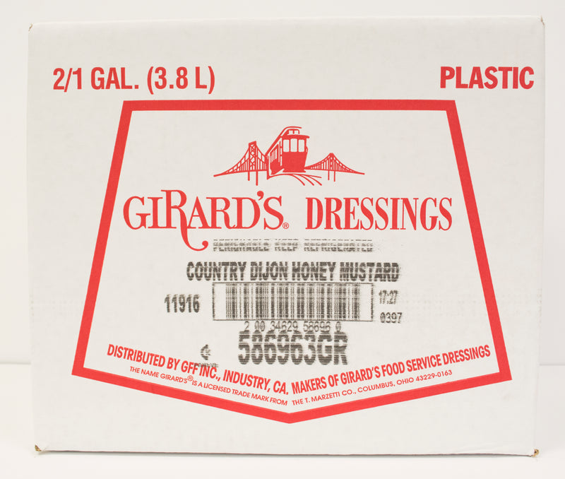 Girard's Country Dijon Honey Mustard Dressing, 1 Gallon - 2 Per Case