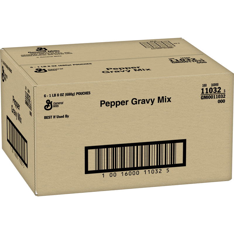 General Mills Gravy Mix Pepper 1.5 Pound Each - 6 Per Case.