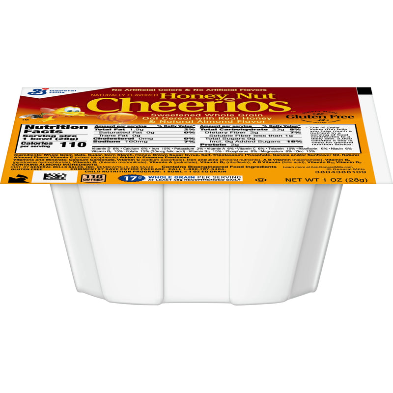 Honey Nut Cheerios™ Cereal Single Serve Bowlpak 1 Ounce Size - 96 Per Case.
