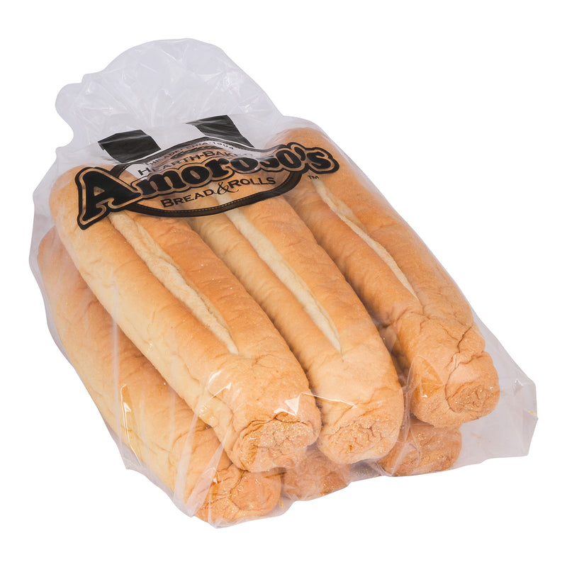 Amoroso's Baking Company In Roll Unsliced 6 Count Packs - 10 Per Case.