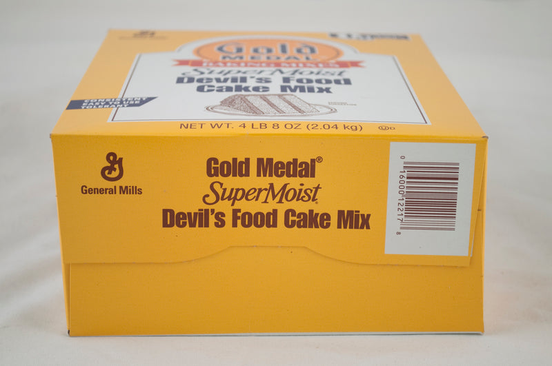 Gold Medal™ Cake Mix Super Moist™ Devil's Food 4.5 Pound Each - 6 Per Case.
