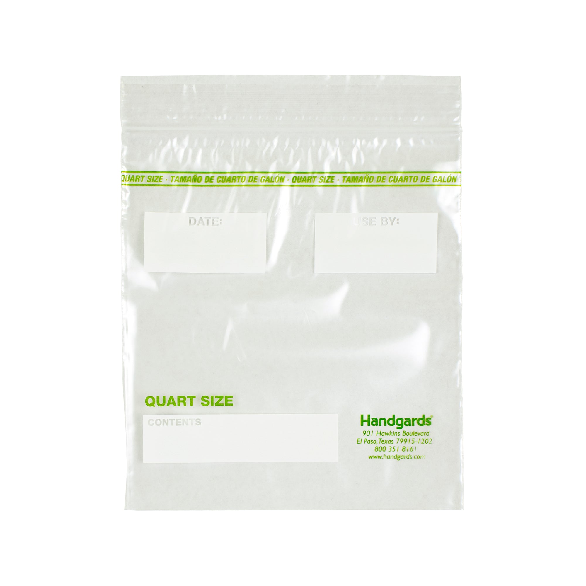 Bag Low Density Recloseable Quart Storagebag 500 Each - 1 Per Case.