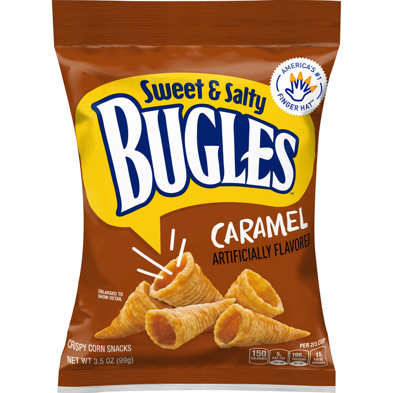 Bugles™ Snack Caramel 3.5 Ounce Size - 7 Per Case.